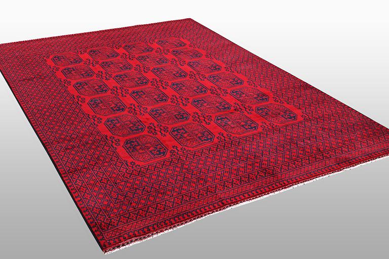 A carpet, Afghan, ca 342 x 252 cm.