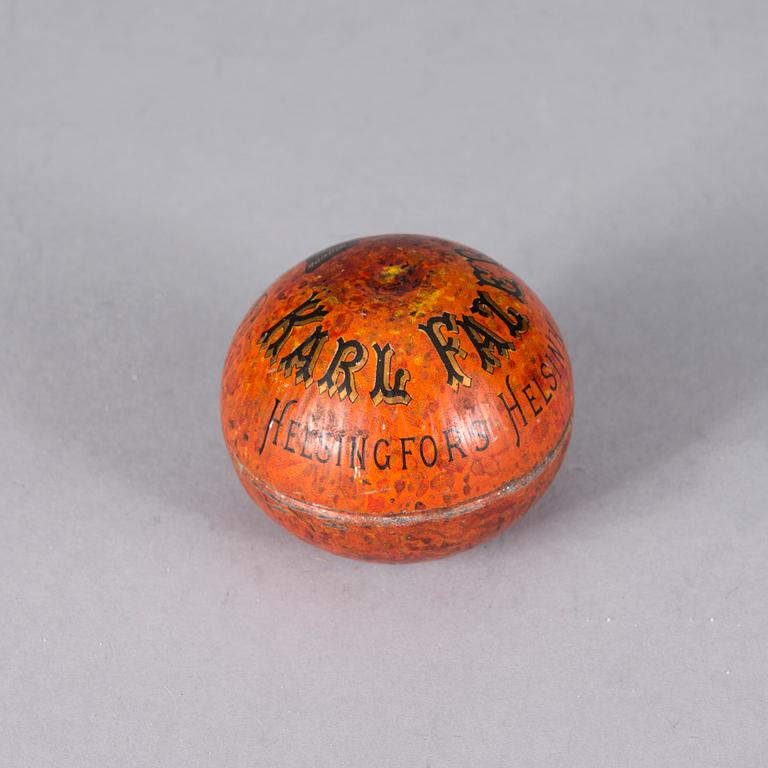 TRYCKPLÅTAR, 3 st, DOSA och LÅDA, Karl Fazer, Helsingfors.