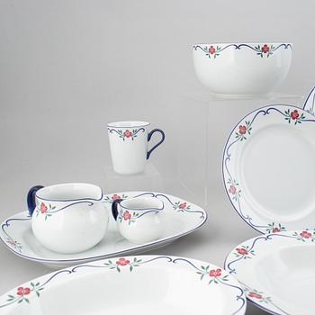 PIA RÖNNDAHL, mat- samt kaffeservis, 67 delar, porslin. "Sundborn", Rörstrand.
