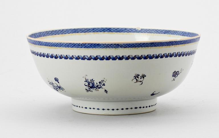 BÅLSKÅL, porslin, Kina, 1800/1900-tal.