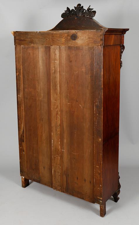 VITRINSKÅP, nyrokoko, sent 1800-tal.