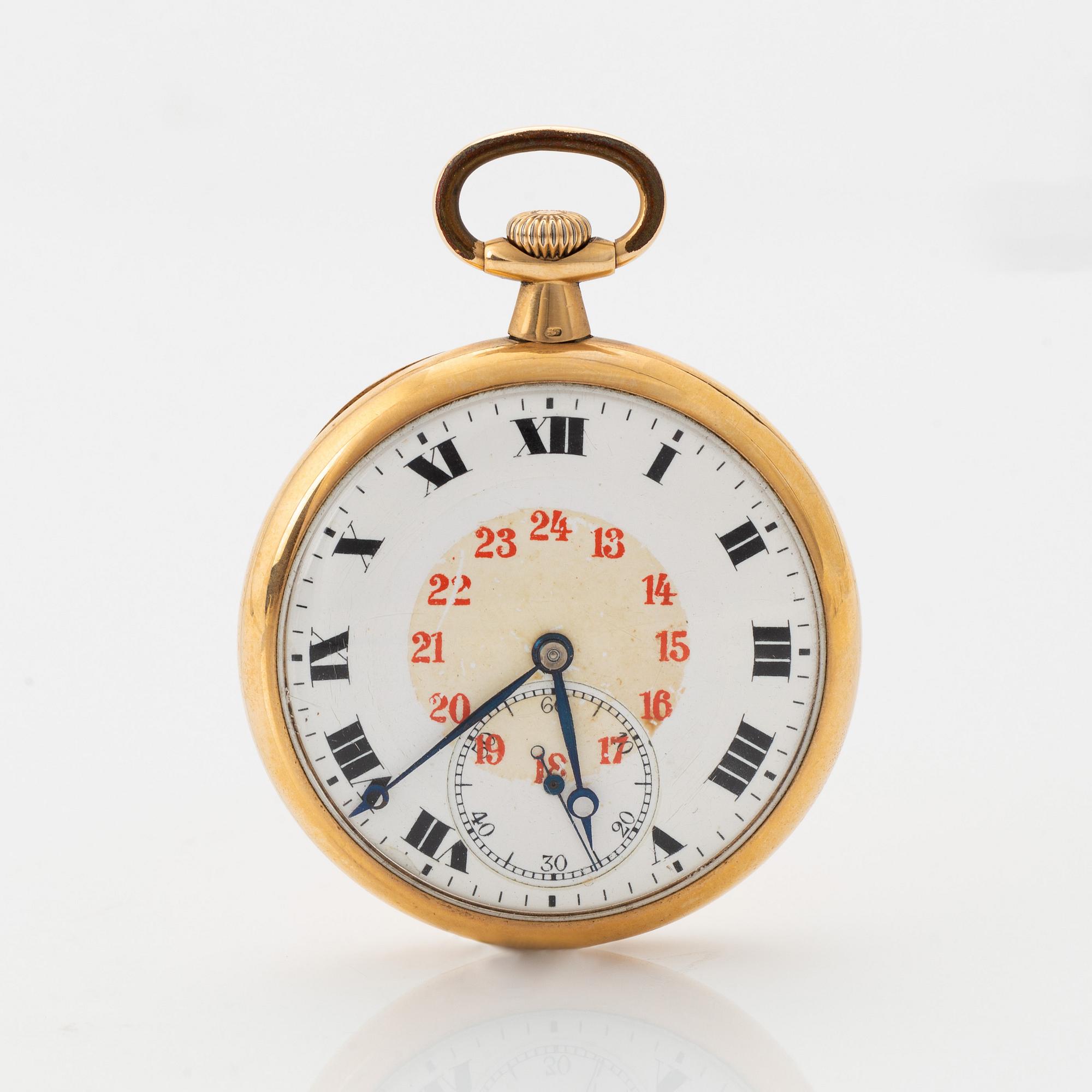 Pocket watch, 48,5 mm.