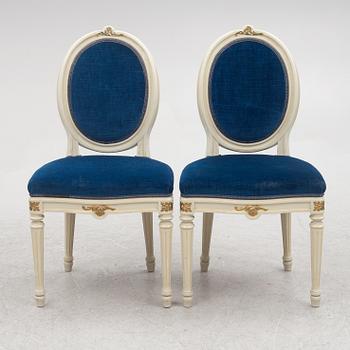 Matgrupp, 9 delar, 1900-talets senare del. Gustaviansk stil.