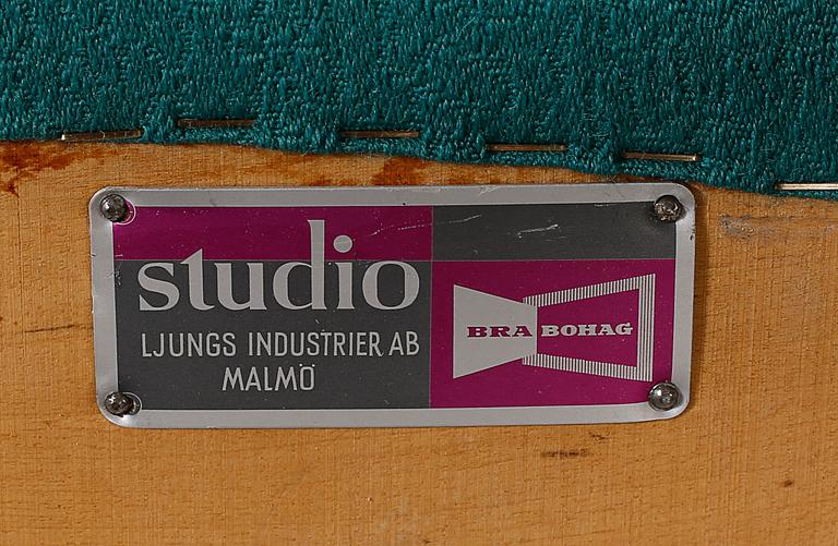 FÅTÖLJ, "Te-Ve", Alf Svensson för Ljungs Industrier, Bra bohag, Sverige, 1950-tal.