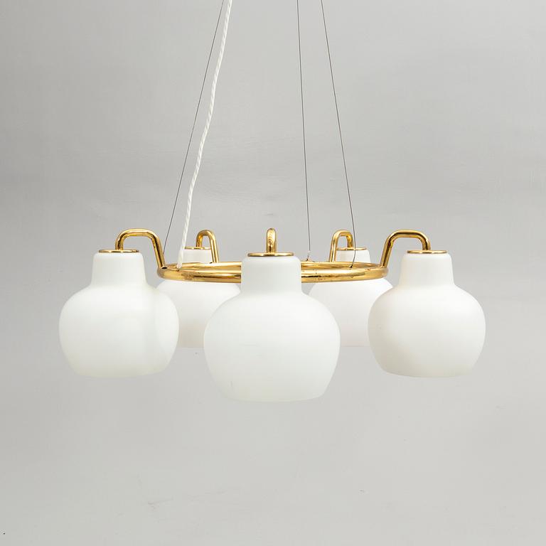 Vilhelm Lauritzen, Ceiling lamp, "VL Ring Crown 5", Louis Poulsen, Denmark.