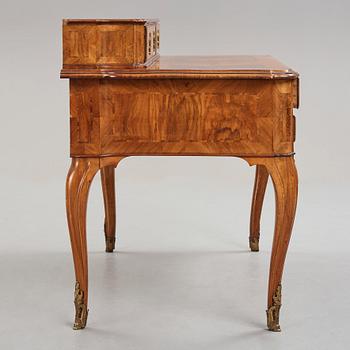 A Swedish Rococo mid 18th century writing desk.