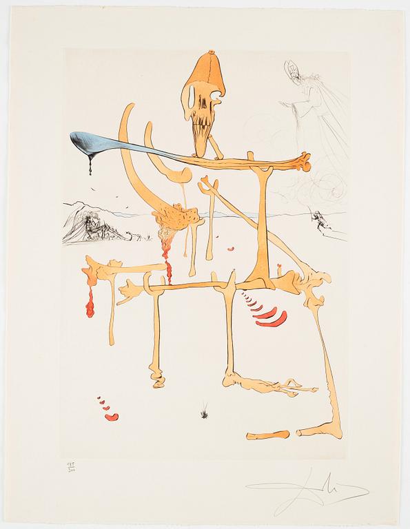 Salvador Dalí, "Visions de Quevedo".