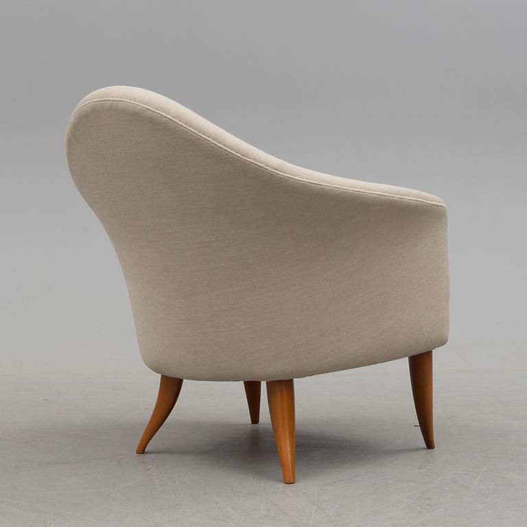 A Kerstin Hörlin-Holmquist 'Lilla Adam' easy chair, Nordiska Kompaniet, Triva series, Sweden 1950's/60's.
