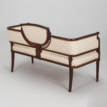 A six-piece furniture set, Nikolai Boman's, Turku, 1890s.