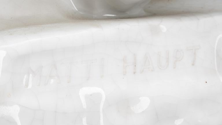 MATTI HAUPT, skulptur, keramik, signerad i godset.