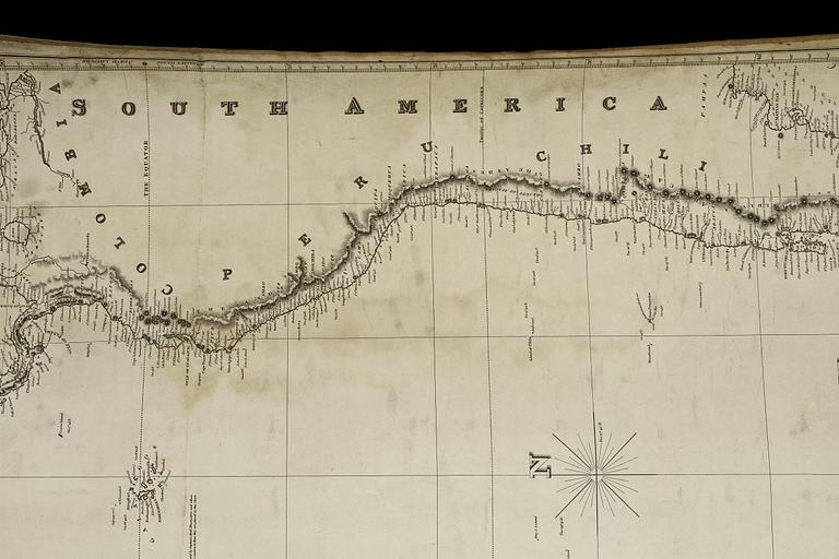 KARTA/SJÖKORT, 1800-tal.