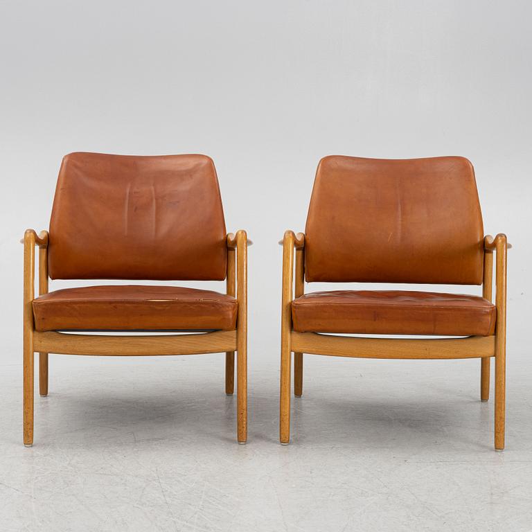 Fåtöljer, ett par, OPE-möbler, 1950/60-tal.