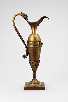 KANNA, mässing, empirestil, 1800/1900-tal.