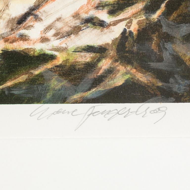 LOUISE FENGER-KROG, lithograph in colours, signed and numbered 5/115.