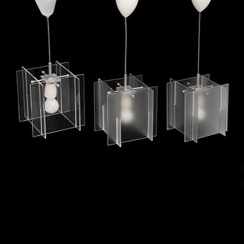 Arne Jacobsen, taklampor, 3 st, Danmark, samtida.