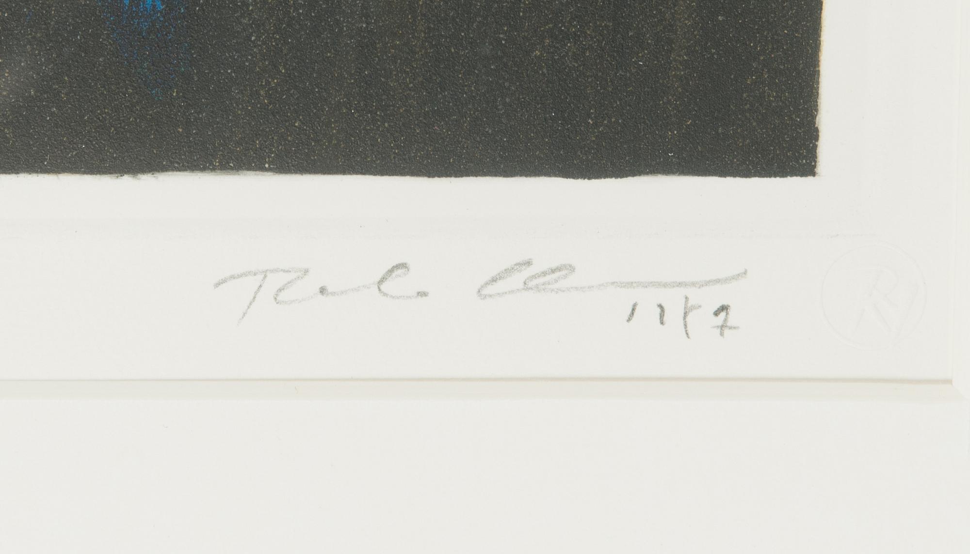 Tuula Lehtinen, etsaus, signeerattu ja päivätty 1987, numeroitu 46/50.