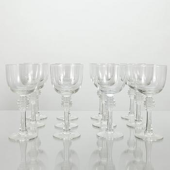 GLAS, 12 st, "Fabiola", design Nanny Still, Riihimäen Lasi 1970-tal.