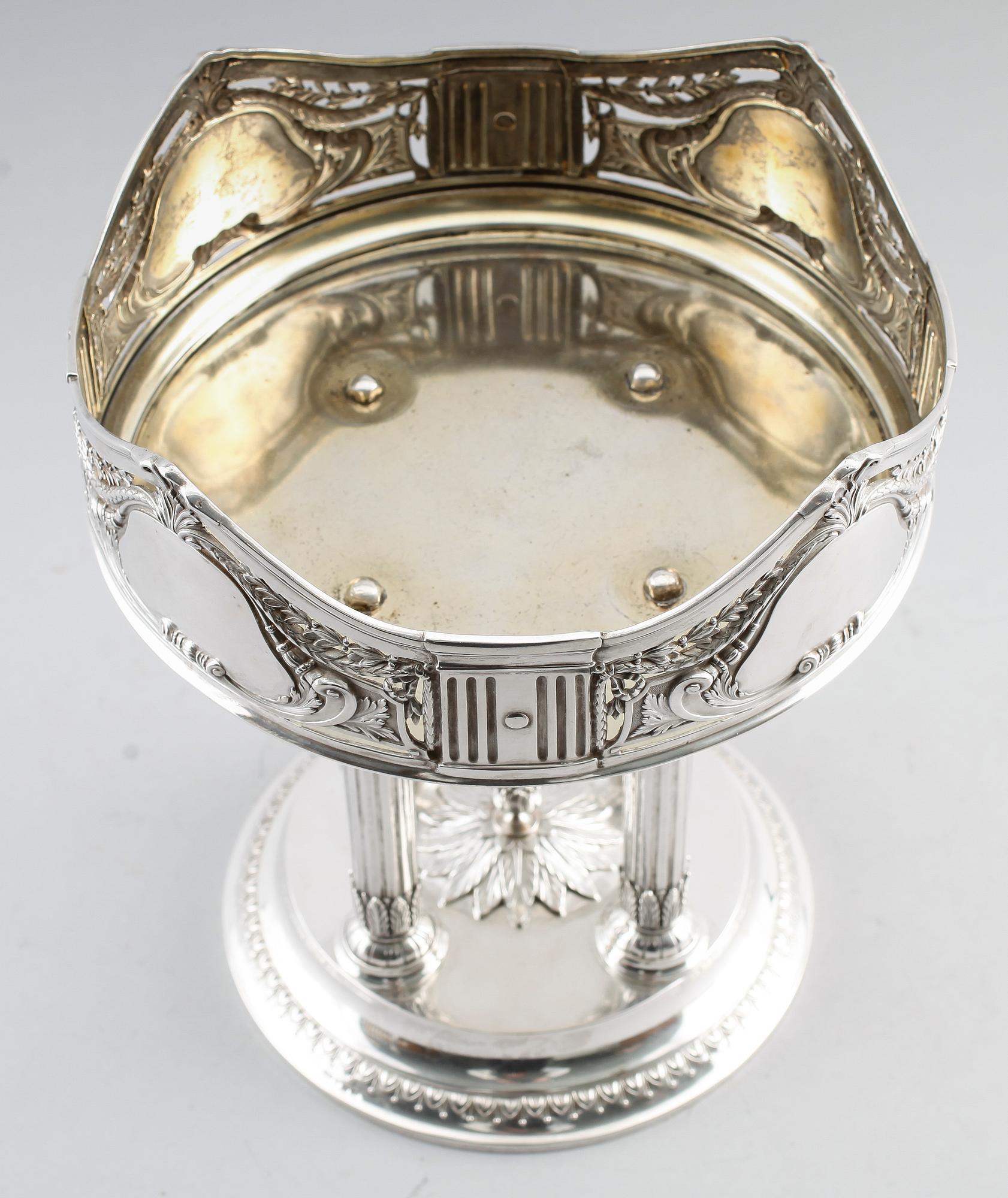 BORDSUPPSATS, silver 830, gustaviansk stil, tidigt 1900-tal.