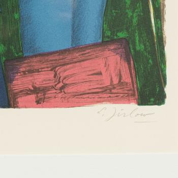 Lennart Jirlow, lithograph in colours, 1990, signed 46/280.