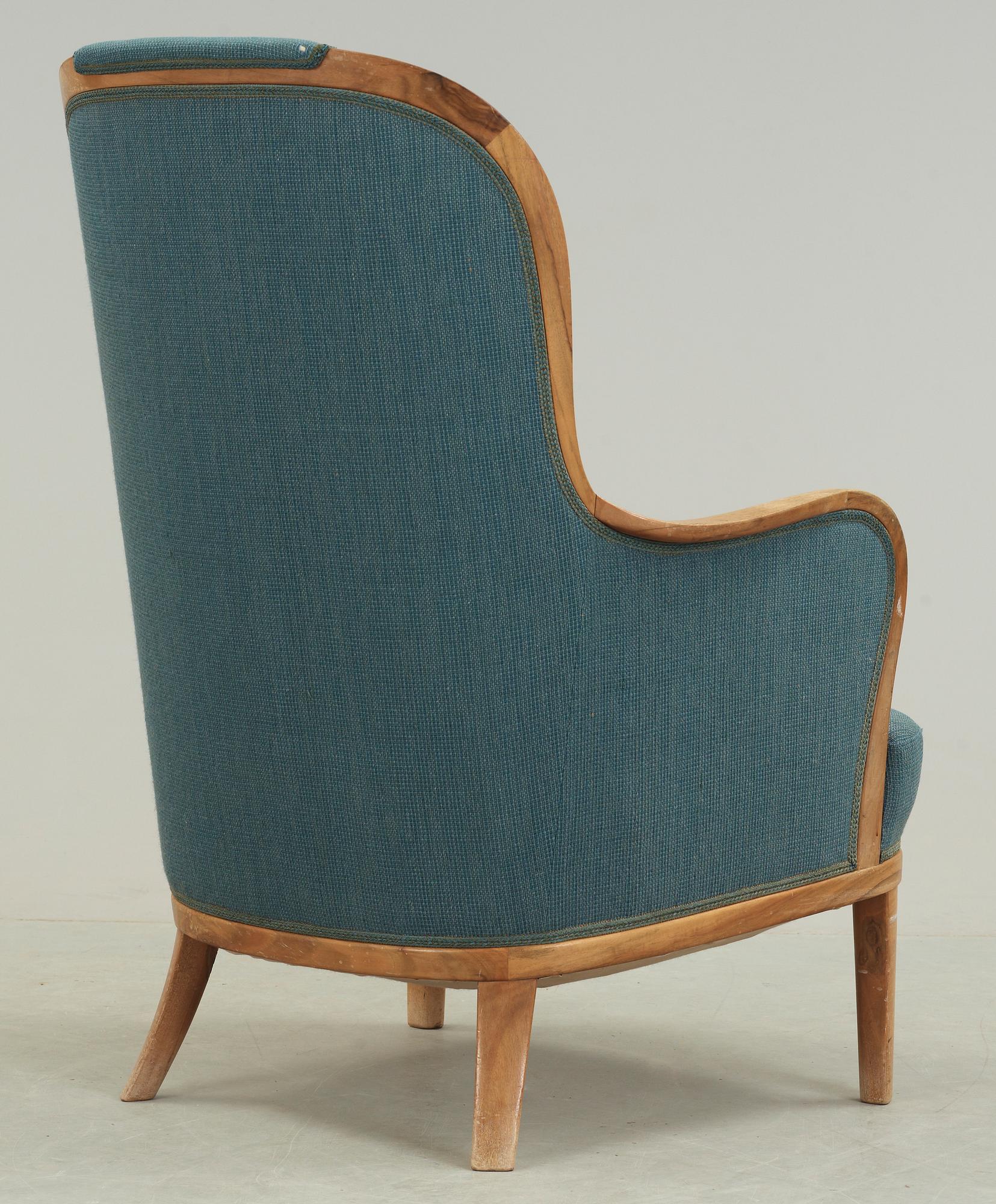 FÅTÖLJ, "Advokaten", Carl Malmsten, omkring 1900-talets mitt.