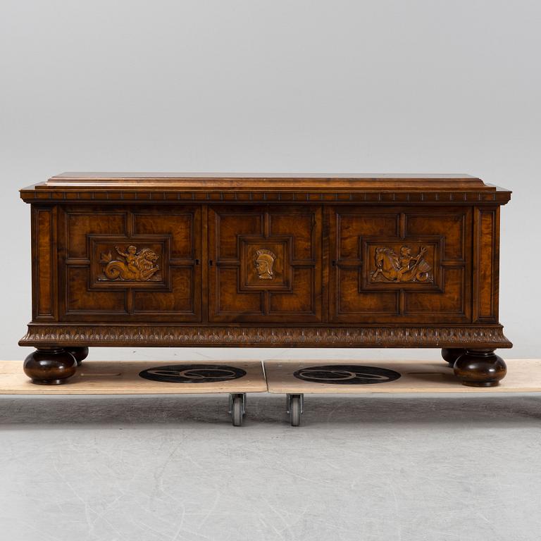 A Swedish Grace birch chest, 1920's.