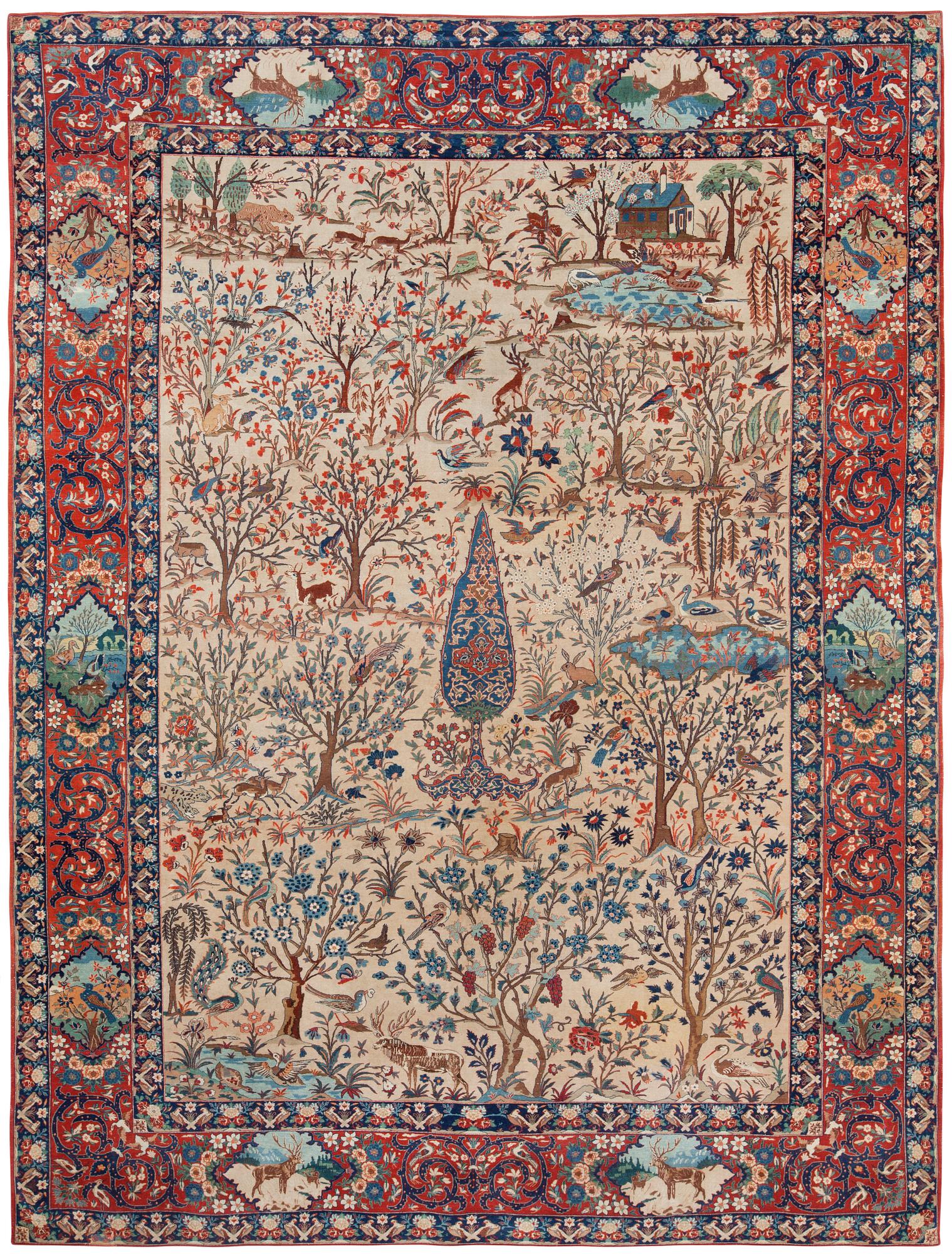 SEMI-ANTIQUE ESPHAHAN.