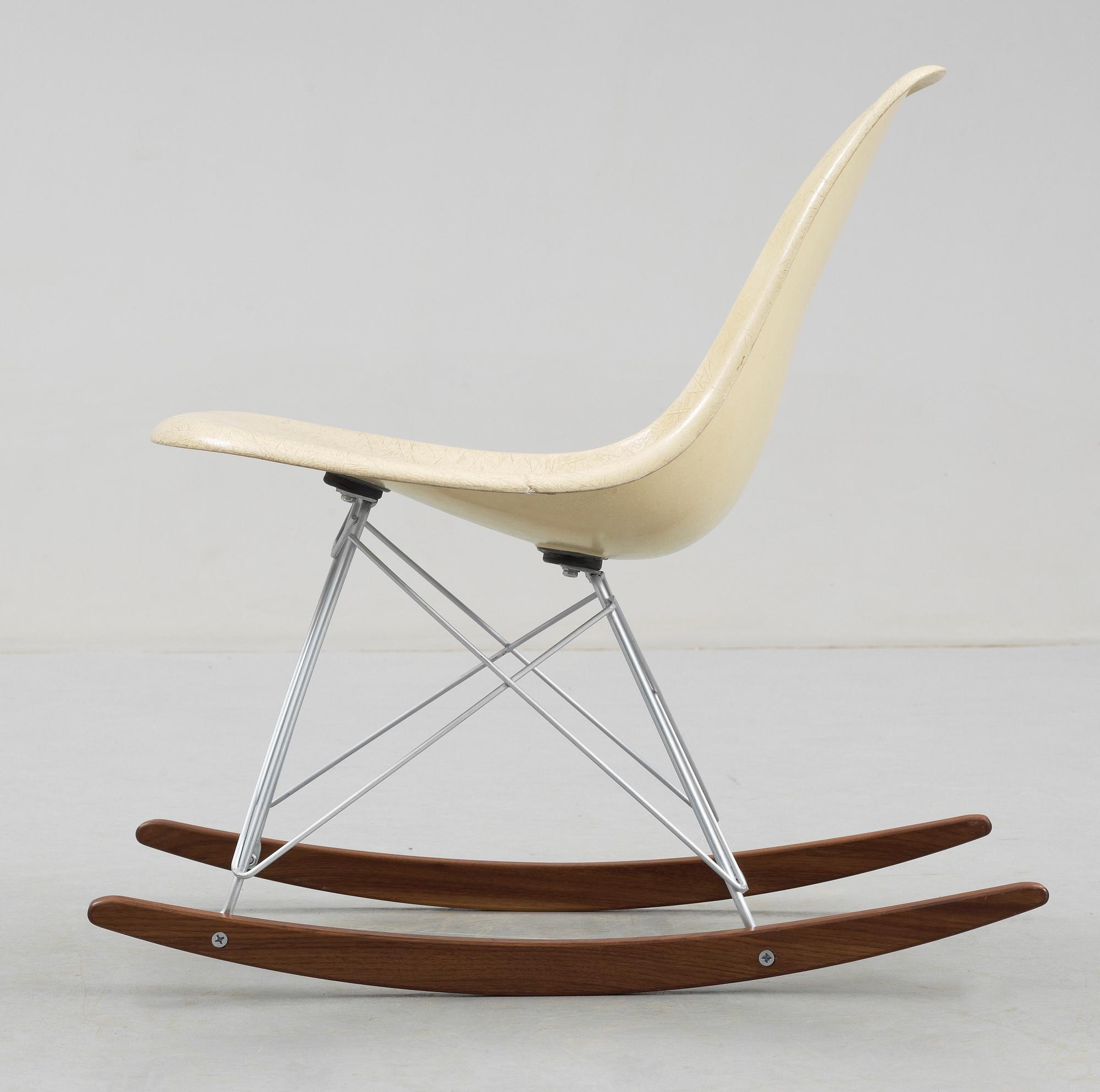 GUNGSTOL, "Rocker Chair", Charles & Ray Eames, märkt Herman Miller. 1960-tal.