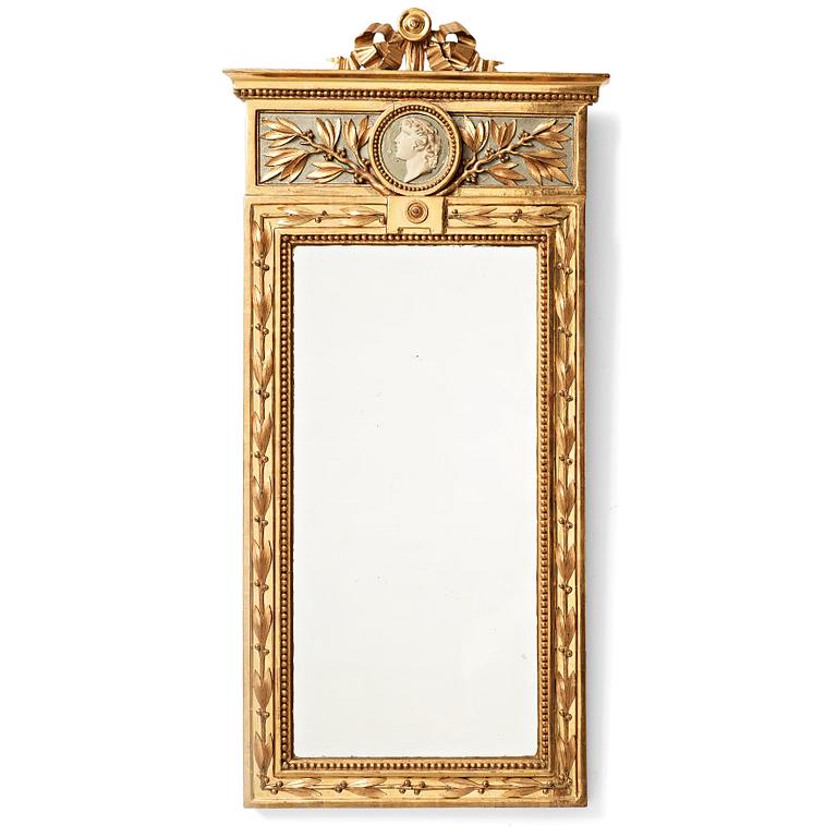 A Gustavian mirror by Pehr Ljung 1786 (1743-1819).