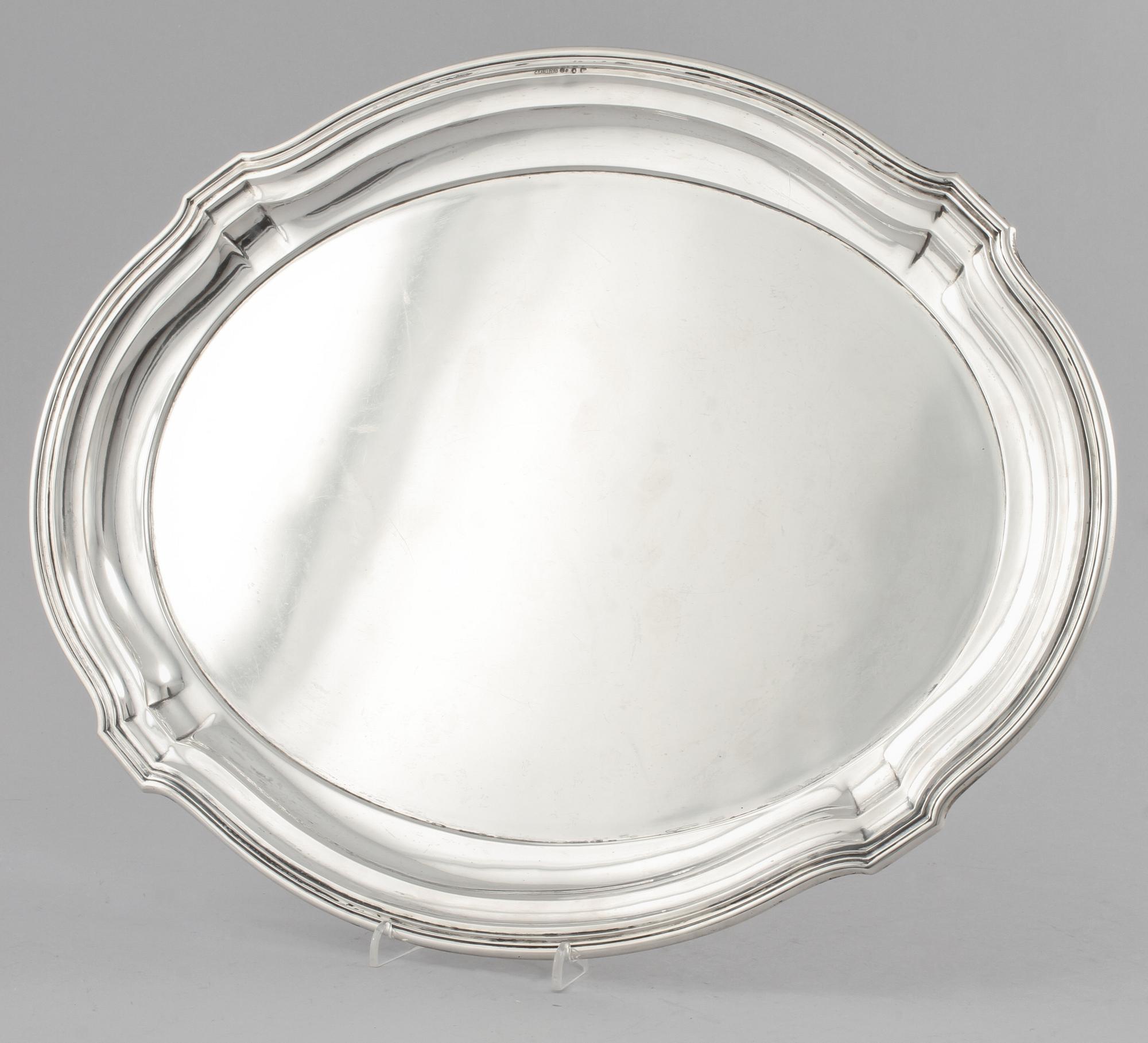 FAT, C G Hallberg, silver, Stockholm, troligen 1919. Vikt 1304 g.