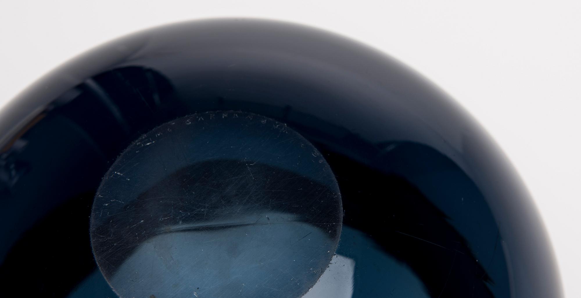 SKÅL, glas, "Pantareuna" signerad Timo Sarpaneva - 302. Iittala. 1950-talets slut.