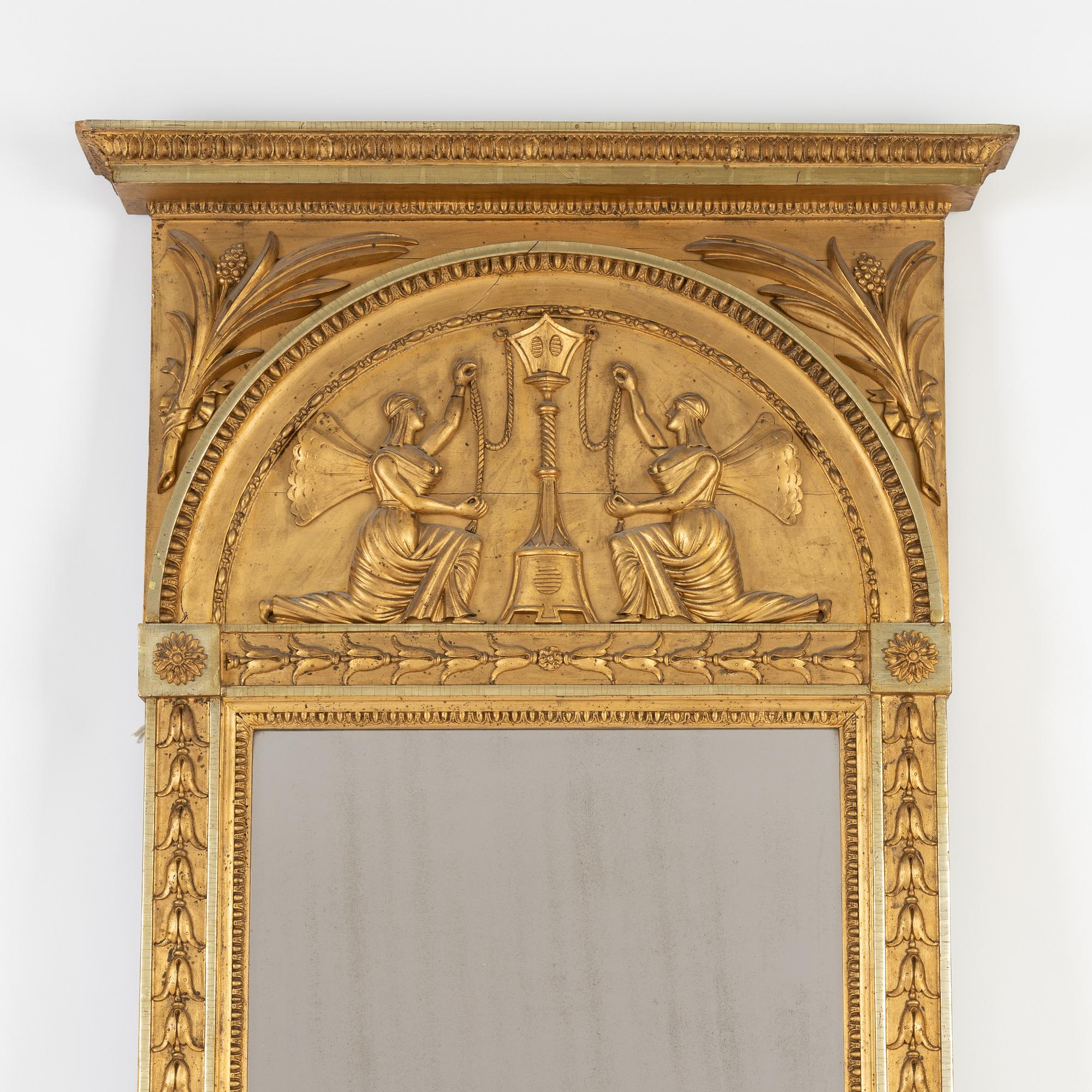 Spegel, empire, 1800-talets första hälft.