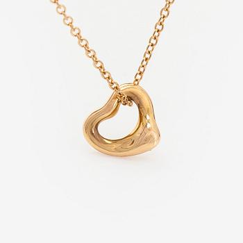 Tiffany & Co, Elsa Peretti, halsband, "Open Heart", 18K guld.