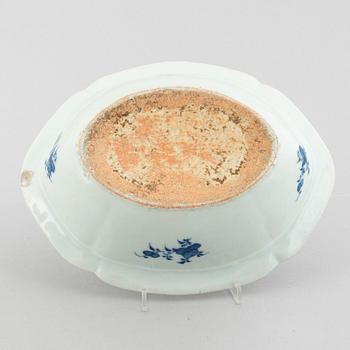 Parti porslin, 10 delar, kompaniporslin, Kina, Qingdynastin 1700-tal samt Jiaqing (1796-1822).