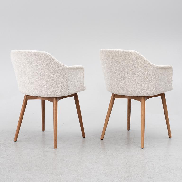 Karmstolar, 6 st, "Rely Armchair", &Tradition, Danmark.