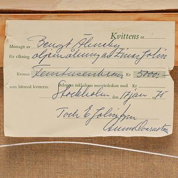 Einar Jolin, View over Stockholm.