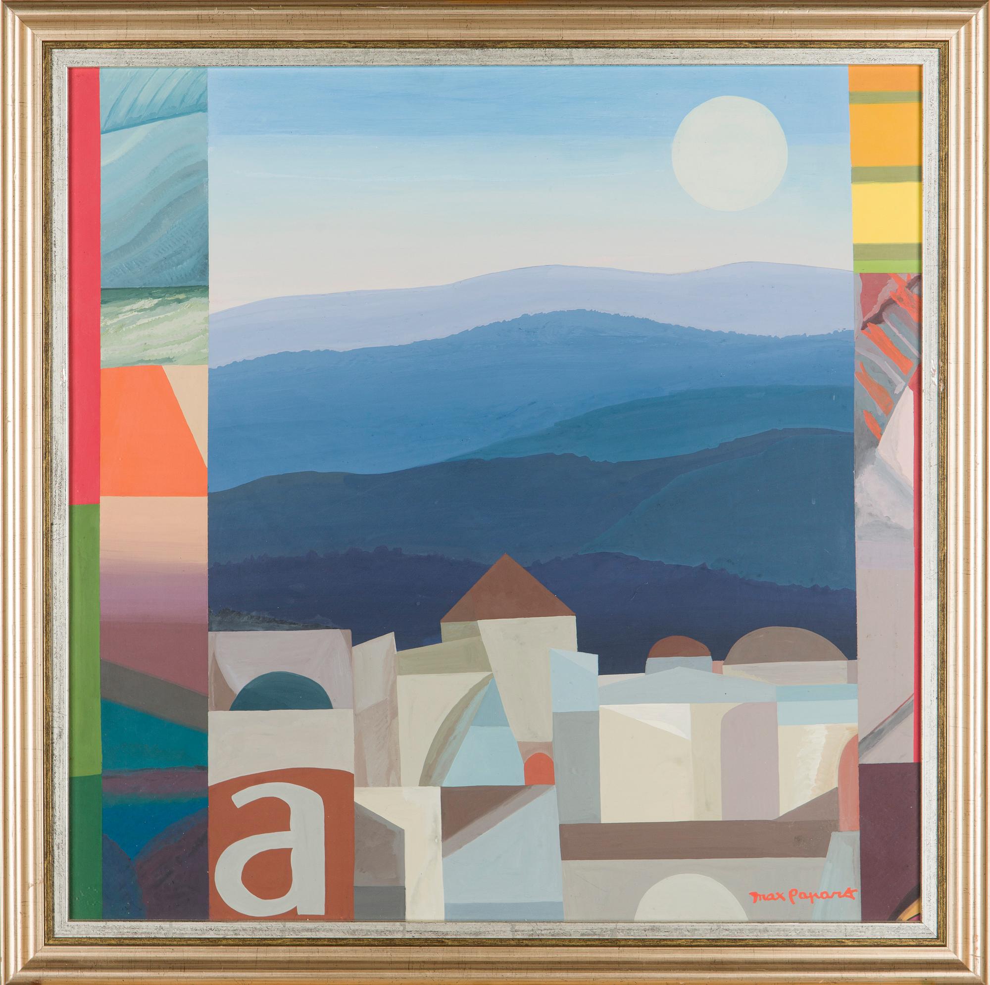 Max Papart, "The Moon at Dawn in Virginia". .