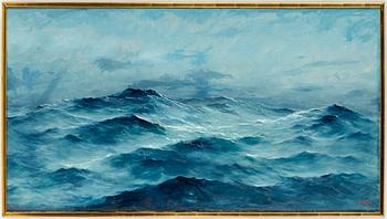 AXEL LIND, oil on canvas, signed.