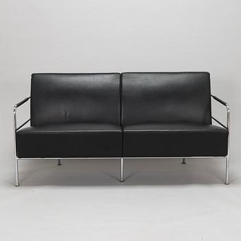 Gunilla Allard,  a black leather 'Cinema' sofa from Lammhults.