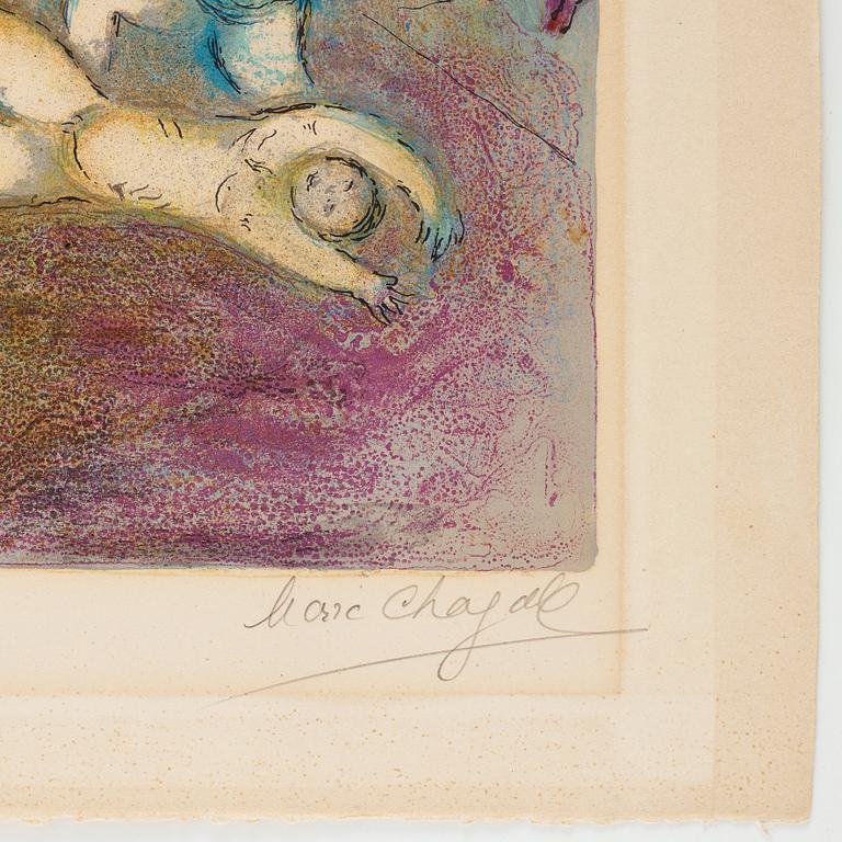 Marc Chagall, "Enlèvement de Chloé", from Daphnis et Chloé.