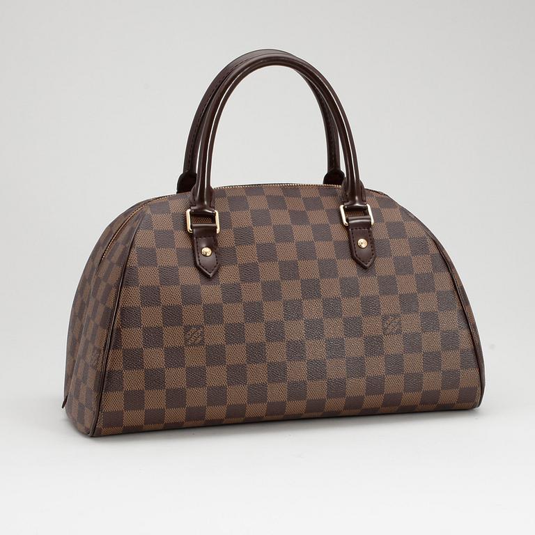 LOUIS VUITTON, a Damier Ebene canvas tophandle bag, "Ribera Satchel".