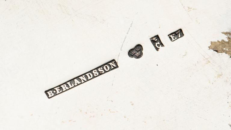 SKÅLAR, 3 st, B Erlandsson, Kristianstad 1907, silver, vikt ca 442 g.