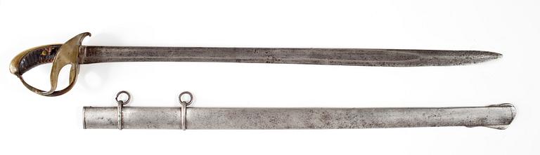 SABEL, Sverige, m/1842 för kavalleriet.