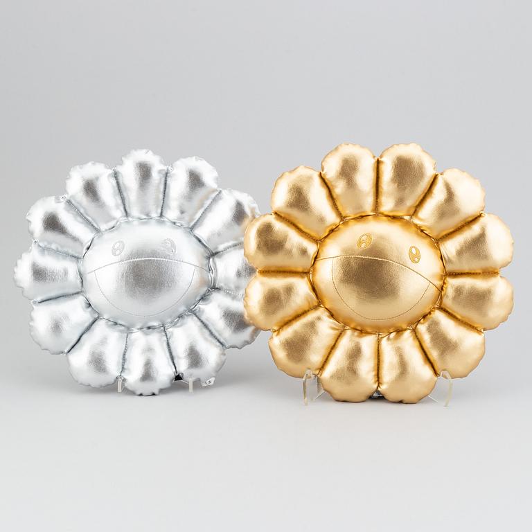 Takashi Murakami, after, two flower cushions, Kaikai Kiki Co.
