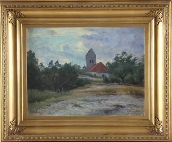 GUMMESON, PER. Olja på duk, sign o dat 1902.