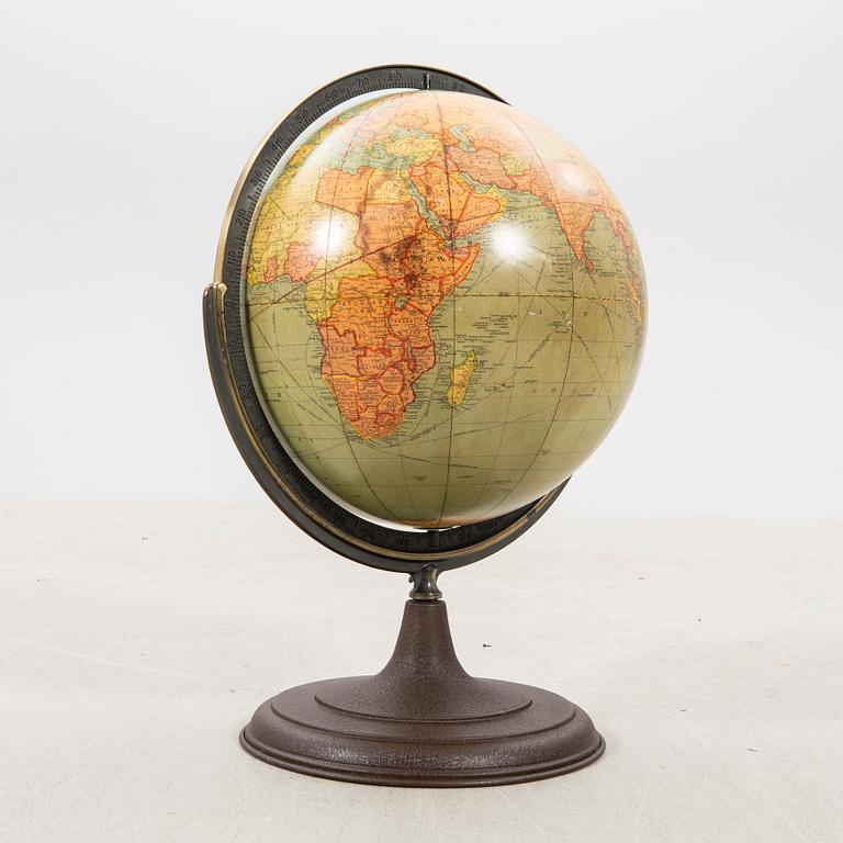 Jordglob USA Reploges globes 1940/50-tal.