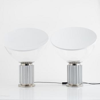 Achille Castiglioni & Pier Giacomo Castiglioni, a pair of "Taccia small" table lamps, Flos, Italy.