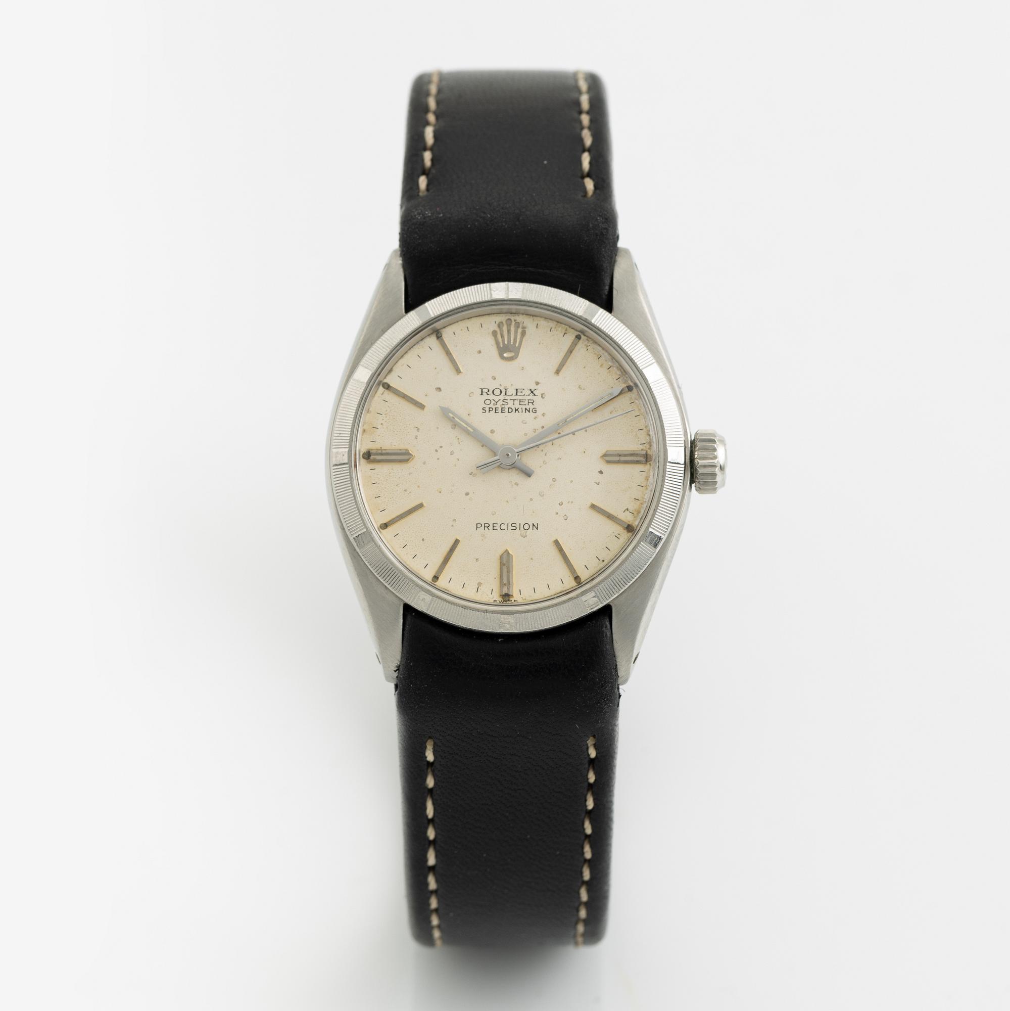 Rolex, Oyster, Speedking, Precision, armbandsur, 30,5 mm.