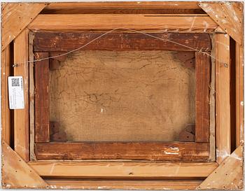 OKÄND KONSTNÄR. olja på duk, signerad W. van Beek daterad 1906.