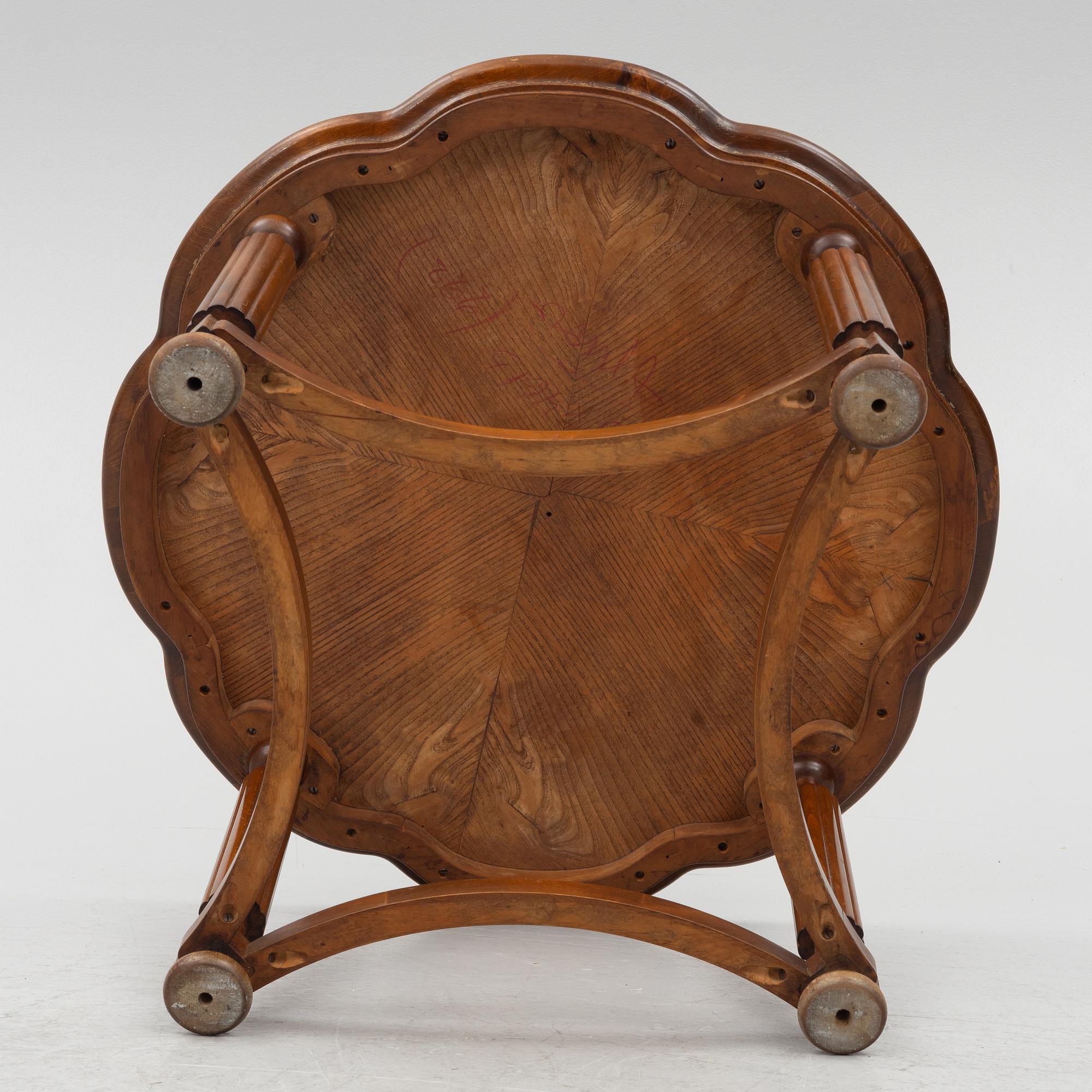 A Swedish Grace coffee table, Förenades Möbler, AB Förenade Möbelfabrikerna, Linköping, 1930s.