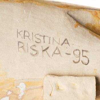 Kristina Riska, a ceramic sculpture, "Wala 1", executed in her own studio, Finland 1995.